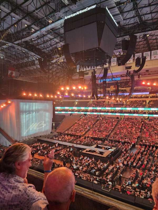 American Airlines Center, section: 216, row: B, seat: 3