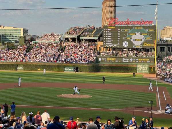 Wrigley Field, section: 214, row: 4, seat: 1