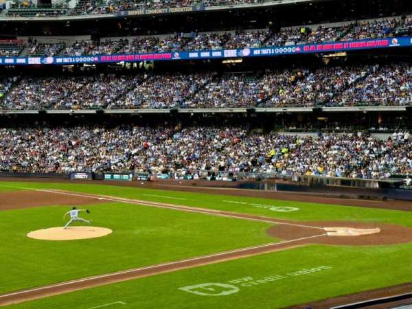 American Family Field, section: 226, row: 1, seat: 3