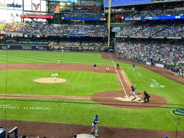 American Family Field, section: 222, row: 1, seat: 10