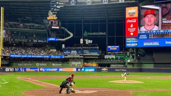 American Family Field, section: 116, row: 8, seat: 3