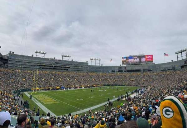 Lambeau Field, section: 131, row: 28, seat: 4