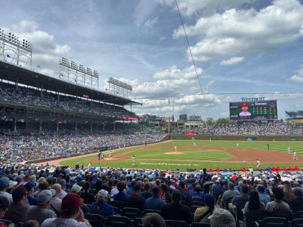 Wrigley Field, section: 223, row: 1, seat: 5