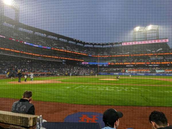 Citi Field, section: AA, row: 3, seat: 1