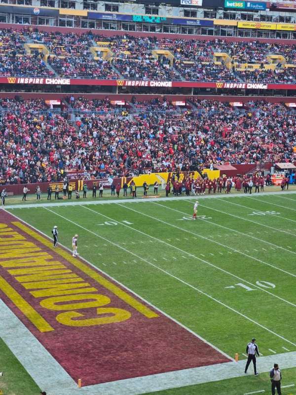 Northwest Stadium, section: 327, row: 2, seat: 10