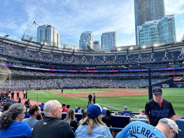 Rogers Centre, section: 111, row: 13, seat: 1