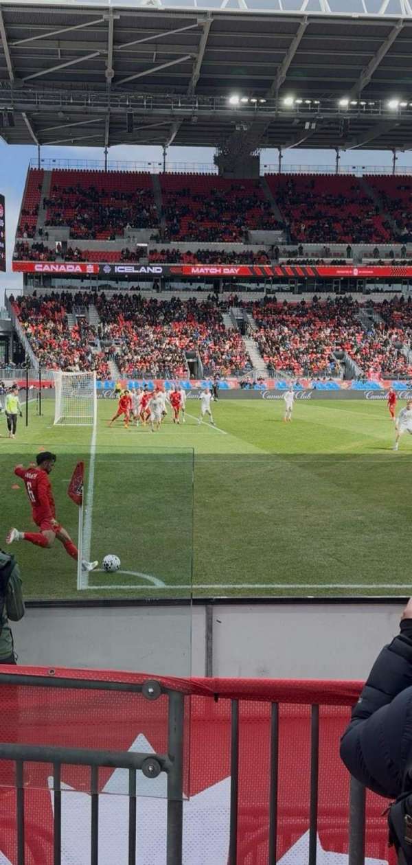 BMO Field, section: 126, row: 3, seat: 22
