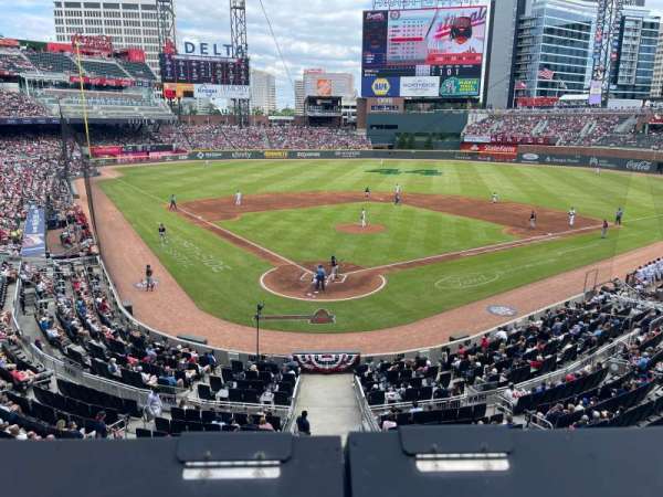 Truist Park, section: 225, row: 1, seat: 4