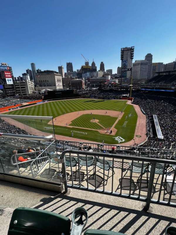 Comerica Park, section: 330, row: 2, seat: 14