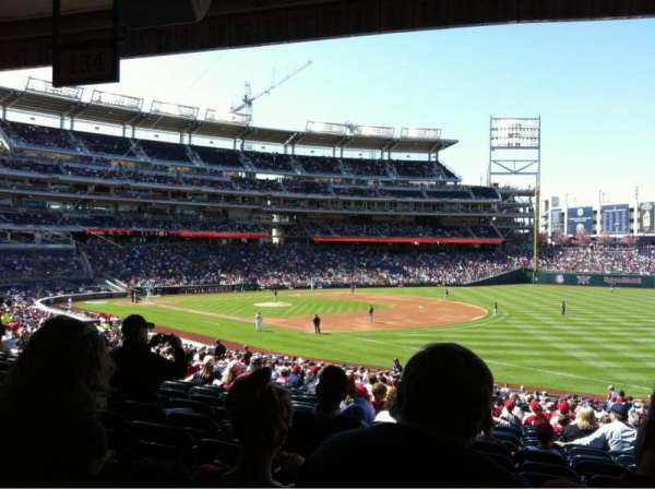 Nationals Park, section: 134, row: SS, seat: 6