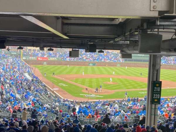 Wrigley Field, section: 217, row: 21, seat: 18