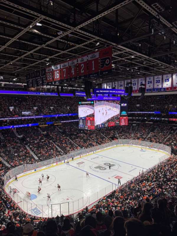 Xfinity Mobile Arena, section: 222, row: 8, seat: 5