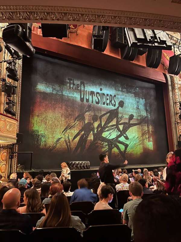 Bernard B. Jacobs Theatre, section: Orchestra L, row: L, seat: 9