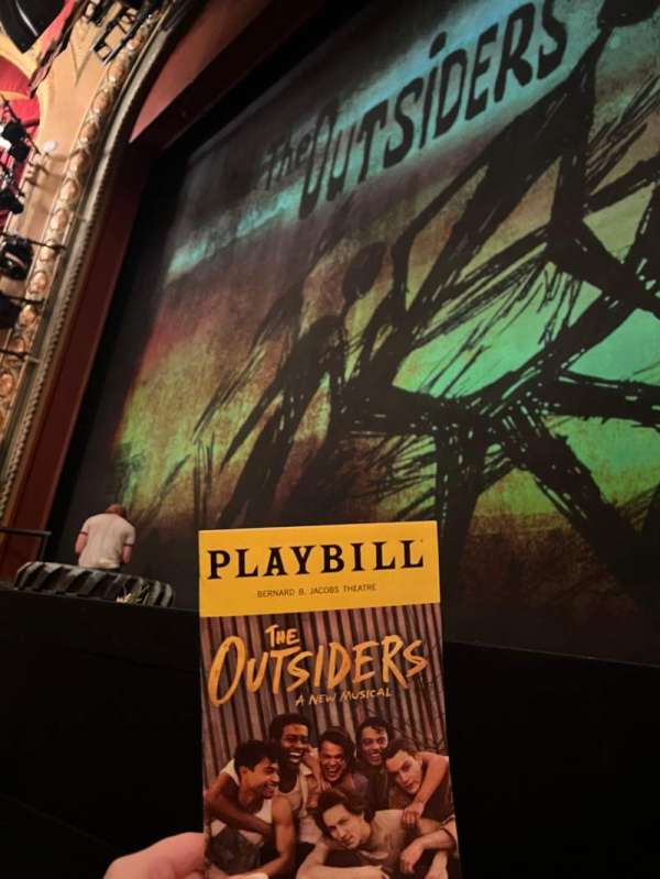 Bernard B. Jacobs Theatre, section: Orchestra C, row: A, seat: 102