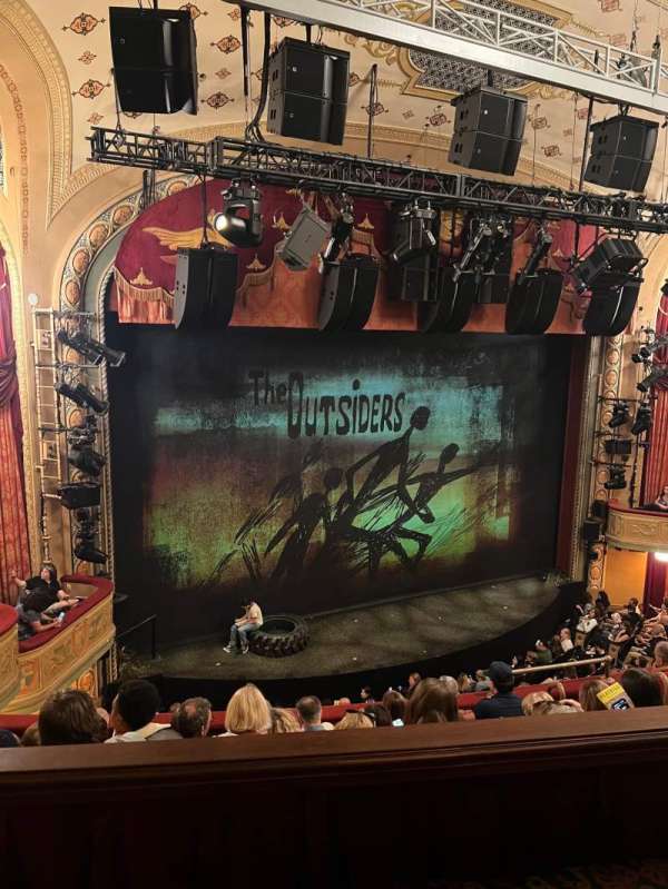 Bernard B. Jacobs Theatre, section: Mezzanine L, row: E, seat: 17