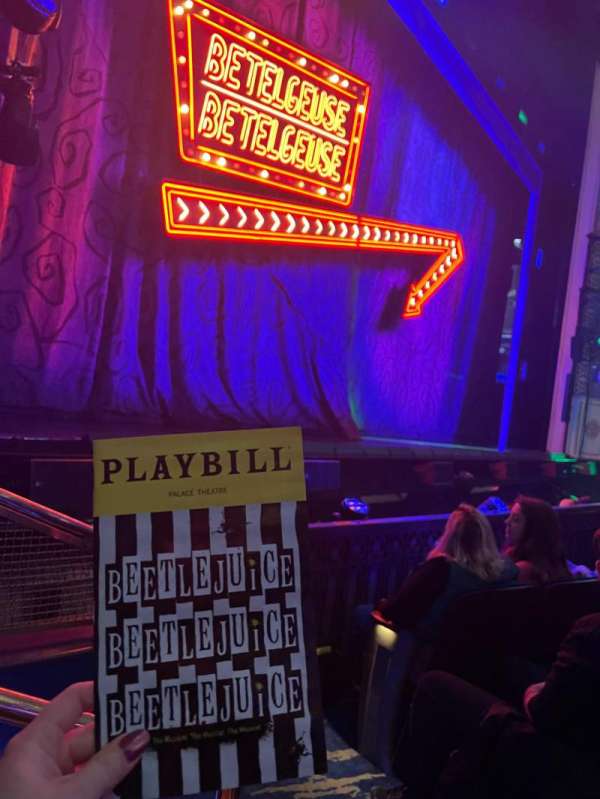 Palace Theatre, Broadway, section: Orchestra L, row: C, seat: 1