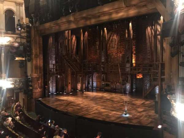 Victoria Palace Theatre, section: Royal Circle, row: A, seat: 4