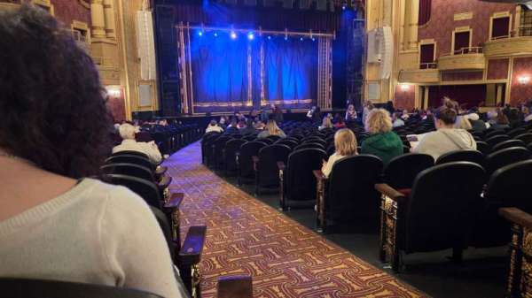 Palace Theatre, Columbus, section: Mnfl4, row: W, seat: 1