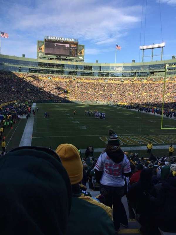 Lambeau Field, section: 136, row: 29, seat: 13