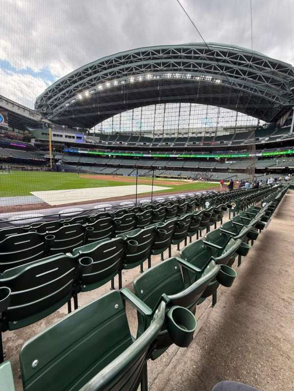 American Family Field, section: 127, row: 6, seat: 10