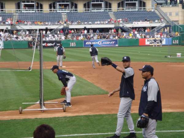 PNC Park, section: 10, row: L, seat: 7