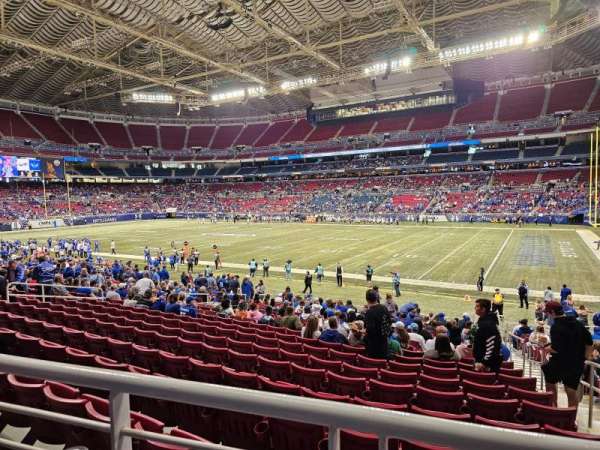 The Dome at America's Center, section: 137LO, row: U, seat: 1