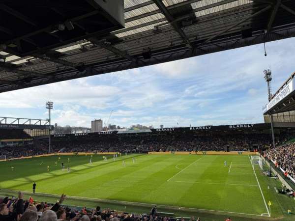 Carrow Road, section: F, row: CC, seat: 14