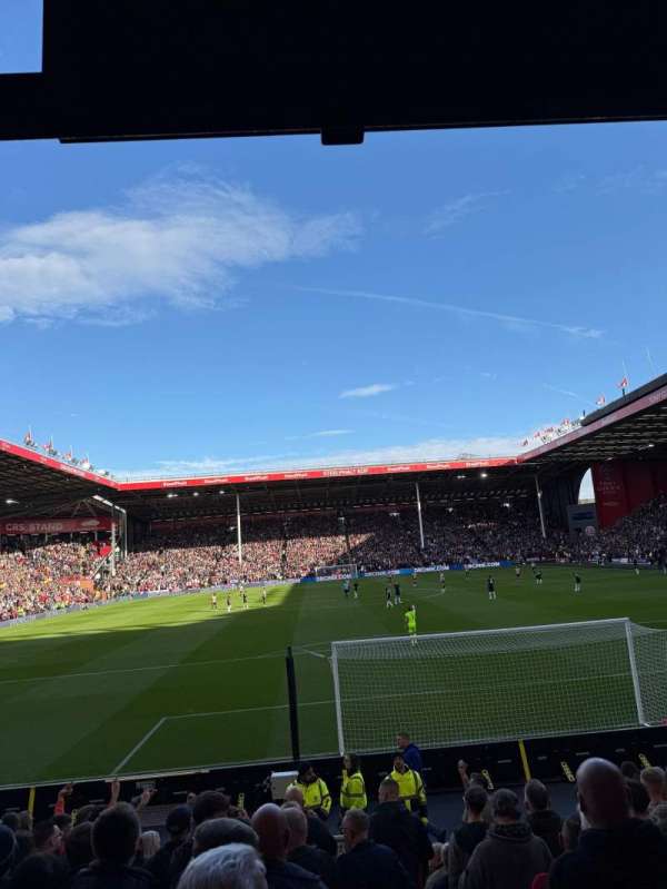 Bramall Lane, section: BL2, row: O, seat: 88