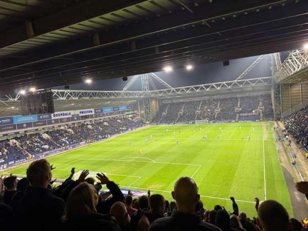 Deepdale, section: Bill Shankly KOP L, row: 39, seat: 16