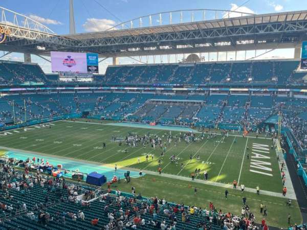 Hard Rock Stadium, section: 314, row: 2, seat: 21