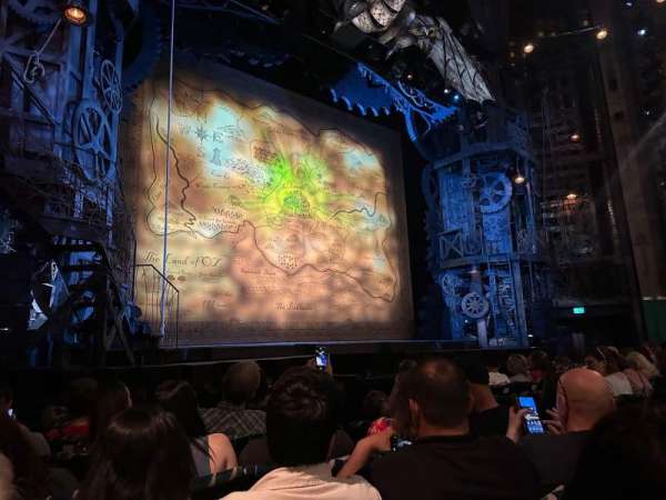 Apollo Victoria Theatre, section: STALLS, row: G, seat: 37