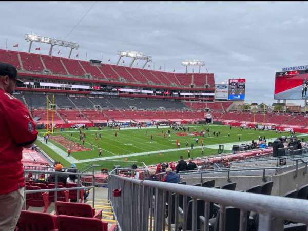 Raymond James Stadium, section: 229, row: J, seat: 4