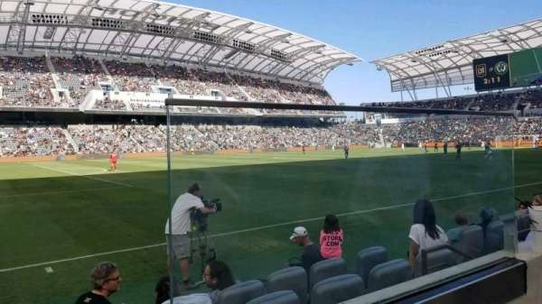 BMO Stadium, section: 134, row: A, seat: 1