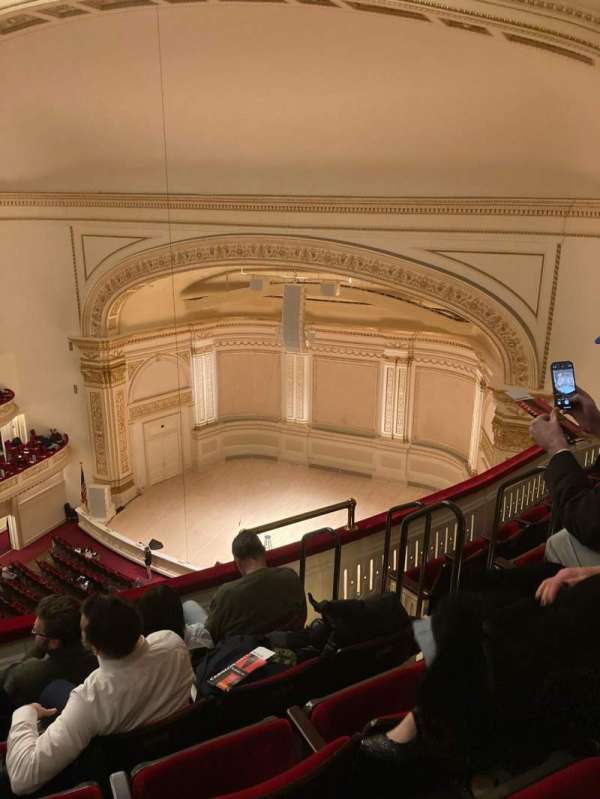 Carnegie Hall, section: Lower Side Balcony R, row: E, seat: 40