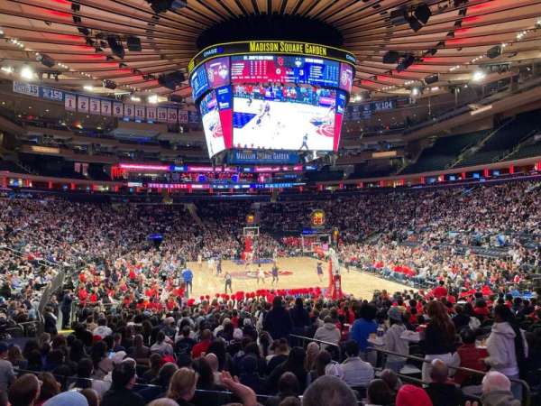 Madison Square Garden, section: 111, row: 10, seat: 13