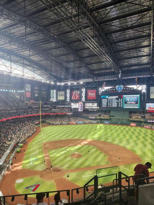 Chase Field, section: 313, row: 8, seat: 6