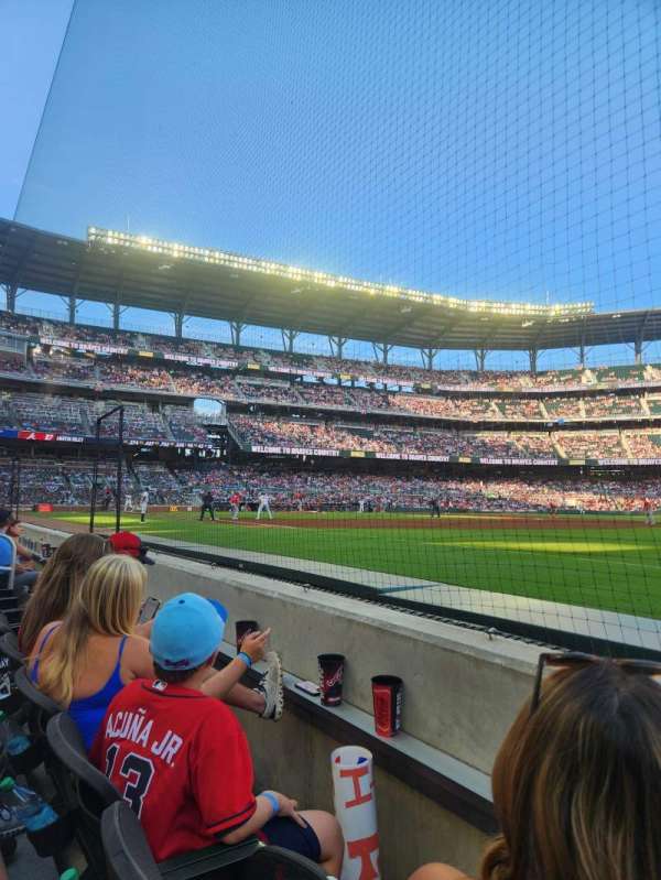 Truist Park, section: 14, row: 2, seat: 2