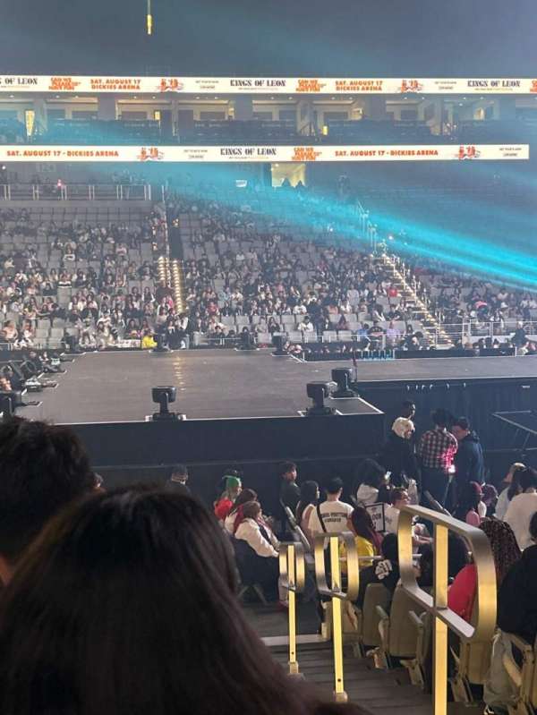 Dickies Arena, section: 106, row: 10, seat: 1