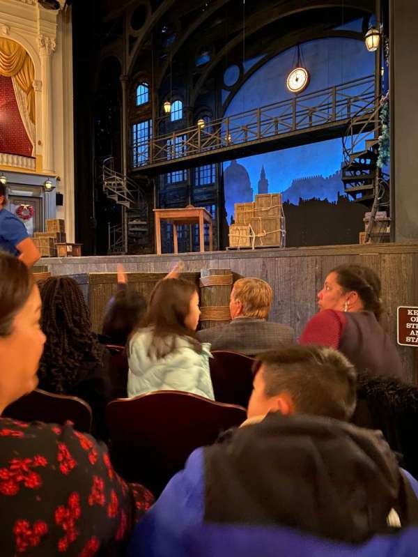 Ford's Theatre, section: Orchestra R, row: D, seat: 14