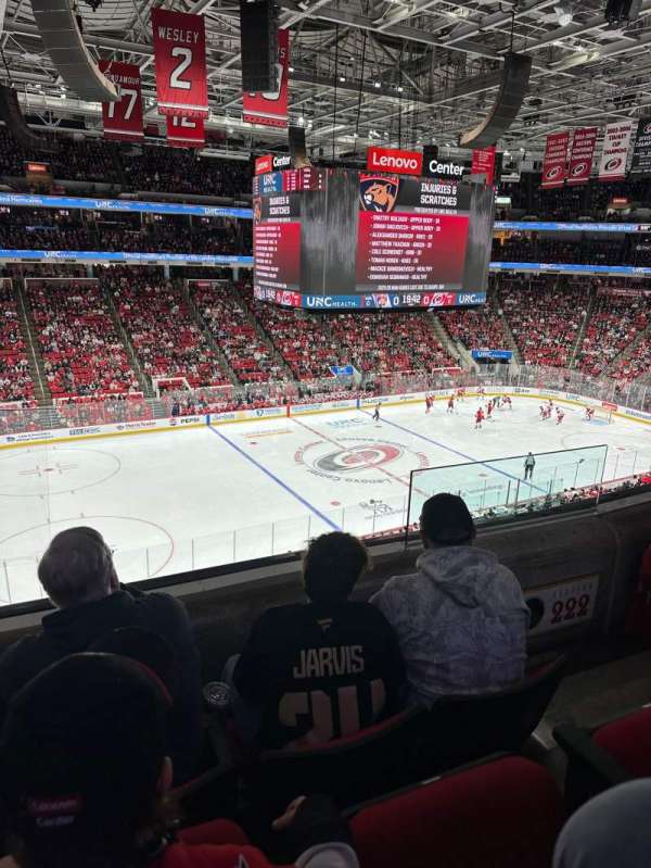 Lenovo Center, section: 223, row: C, seat: 3