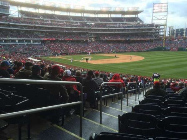 Nationals Park, section: 134, row: MM, seat: 28