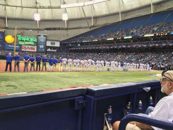 Tropicana Field, section: 121, row: C, seat: 10
