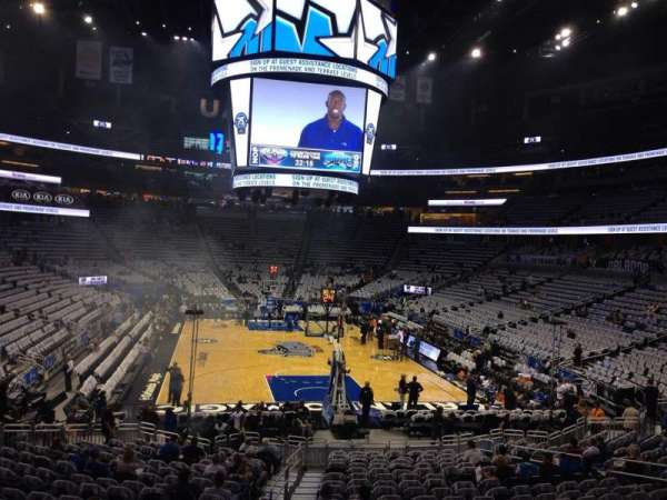 Kia Center, section: 110, row: 19, seat: 23