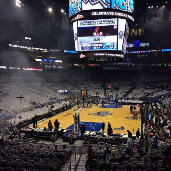 Kia Center, section: 109, row: 18, seat: 21