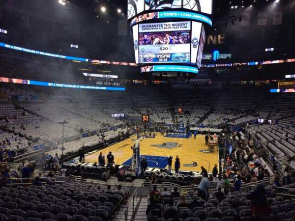 Kia Center, section: 109, row: 18, seat: 15