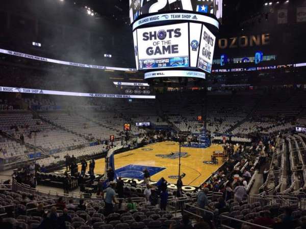 Kia Center, section: 109, row: 18, seat: 8