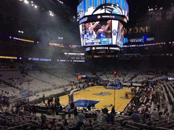Kia Center, section: 109, row: 18, seat: 12