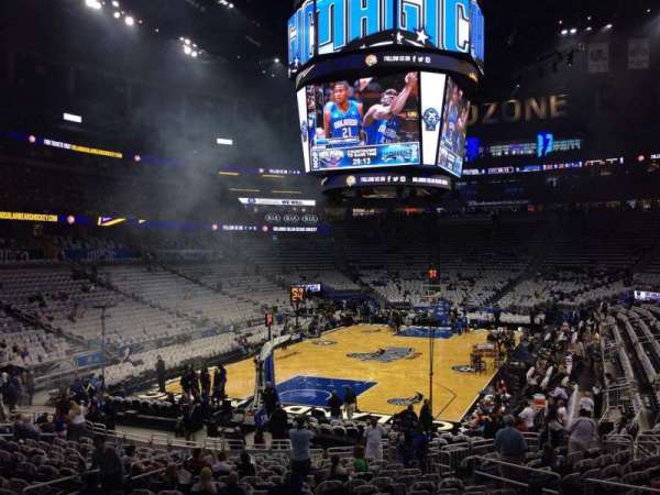 Kia Center, section: 109, row: 15, seat: 18