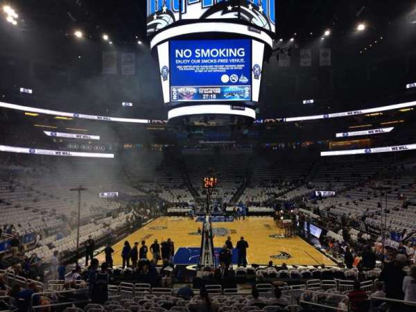 Kia Center, section: 110, row: 12, seat: 18