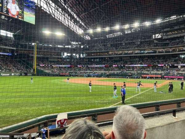 Globe Life Field, section: 2, row: 2, seat: 6